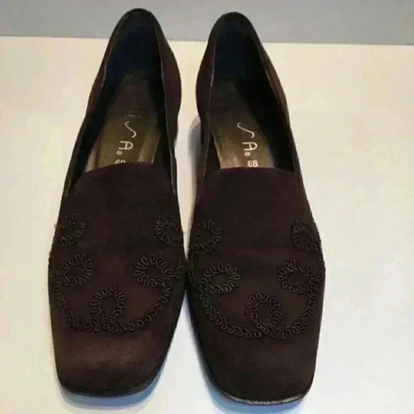 Unisa Heels Size 6 Brown Suede Made In Spain - Picture 2 of 9